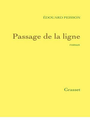 cover image of Passage de la ligne